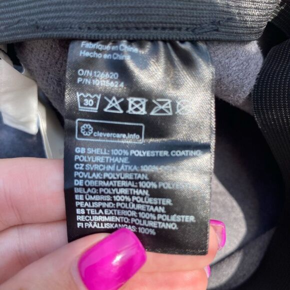 H&M Flares Faux Leather Black Pants high rise size 10 concert going out Tate - Picture 7 of 8